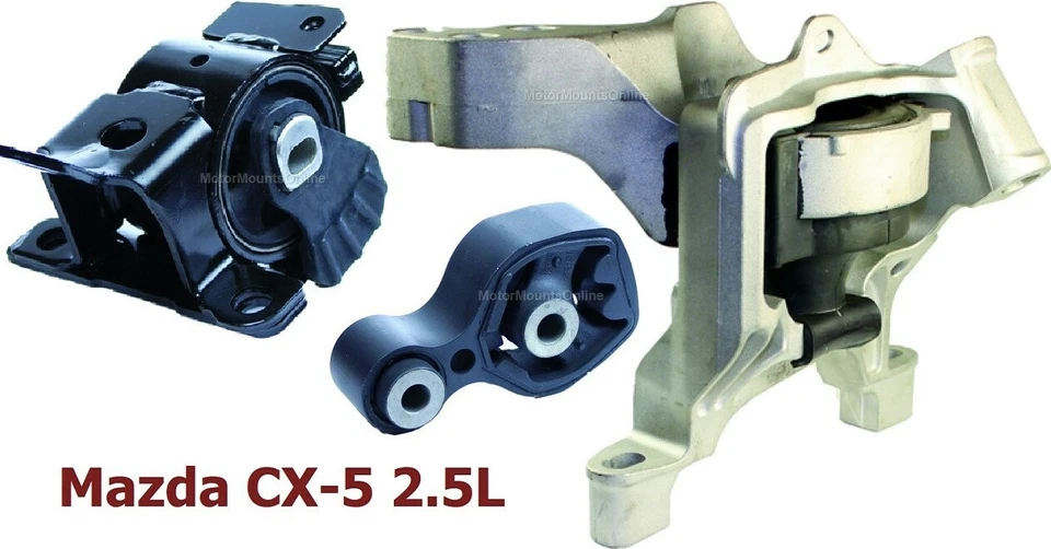 9MB446 3 soportes de motor para motor de 2,5 L 2014-2017 Mazda 3 y 3 Sport CX-5 CX5 TRACCIÓN DELANTERA Foto 1 de 1