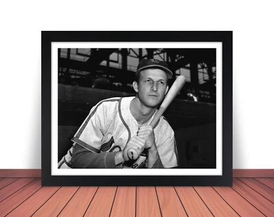 Fotografía enmarcada STAN MUSIAL ST. LOUIS CARDINALS - 8x10 u 11x14 (W4) Foto 1 de 4
