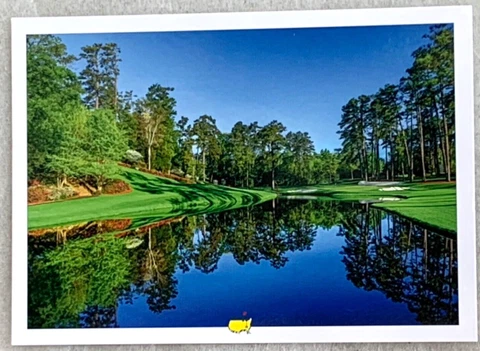 16TH HOLE  MASTERS GOLF TOURNAMENT    AUGUSTA NATIONAL   UNUSED POSTCARD      C4 Cover