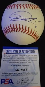 Seattle Mariners Cesar Izturis Jr. Autographed Baseball PSA Authenticated - Picture 1 of 4