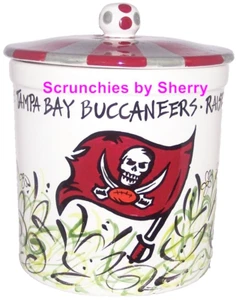 Tarro de galletas Tampa Bay Buccaneers fútbol americano galletas de cerámica NFL - Imagen 1 de 5