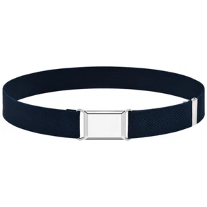 Boys Kids Belts Girls Elastic Adjustable Buckle Children Silver Alloy Toddler ☋ - Picture 1 of 42