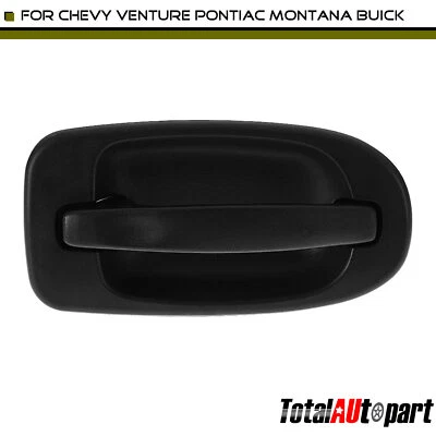 Maçaneta externa preta para motorista traseiro Chevy Venture Pontiac Montana Buick - Imagem 1 de 4