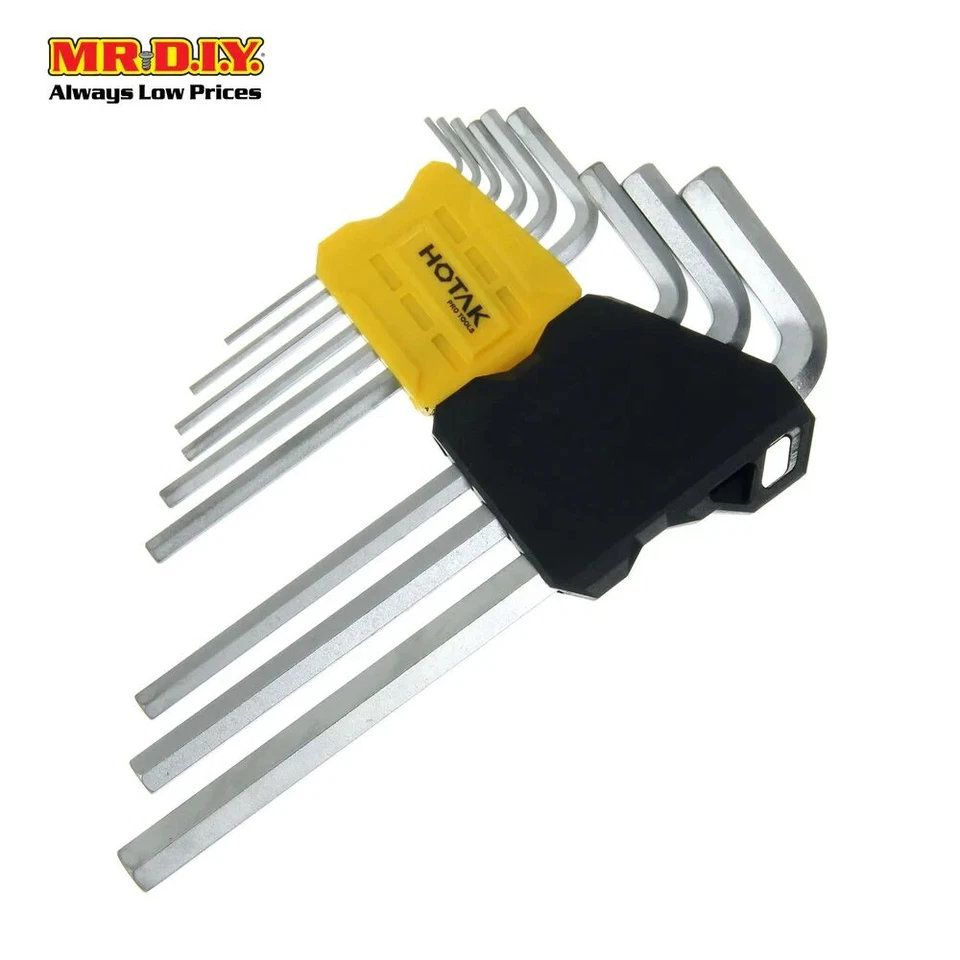 HOTAK 9-piece Long Arm Hex Key Set - Image 1 of 2