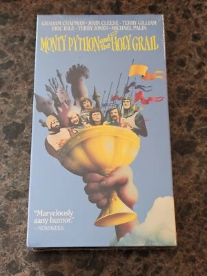 BRAND NEW Monty Python & The Holy Grail (VHS; 1991) RARE Sealed RCA Watermarks - Image 1 of 4