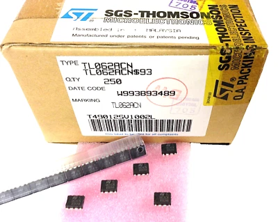 2 pieces TL062ACN | LOW POWER J-FET DUAL OPERATIONAL AMPLIFIER | DIP8 | Vcc+/-18 - Image 1 of 4