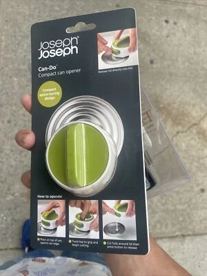Abridor de latas compacto Joseph Joseph Can-Do RARO (verde) ubicado en EE. UU. Foto 1 de 2