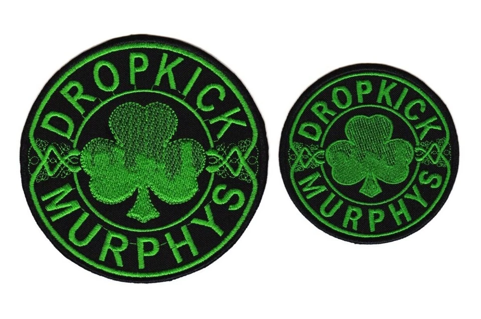 Dropkick Murphys Patch | 3 Three Leaf Clover American Celtic Punk Band Logo - Image 1 of 1