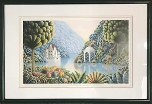 ANDY RUSSELL 1992 LITOGRAFÍA/IMPRESIÓN LAGO VERDE AZULADO FIRMADO Y NUMERADO. - Imagen 1 de 8