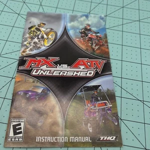 MX vs. ATV Unleashed (Sony PlayStation 2, 2005) Manual Only - Picture 1 of 4
