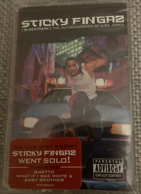 SEALED Sticky Fingaz Blacktrash Autobiography Kirk Jones Cassette sealed Eminem - Image 1 of 3