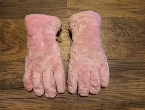 Swiss Tech Pink Faux Fur Gloves L/XL Youth - Picture 1 of 7