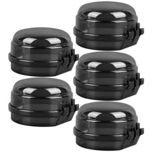 Housoutil 5PCS Stove Knob Covers for Child Safety, Universal Size Baby Black - Picture 1 of 9