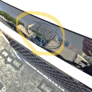 Matte Black Front Hood H emblem fit 2023 2024 Hyundai Ioniq 6 (Front Hood) - Picture 1 of 3