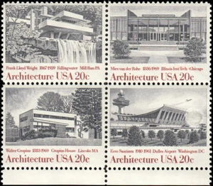US Stamp #2019-22 - 1982 20¢ American Architecture, EzGrade™ VG, MNH OG - Picture 1 of 3