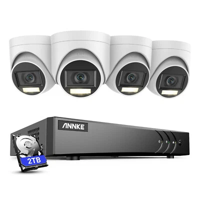 ANNKE 3K 5MP Security Camera AI Detection 8CH DVR Color Night Vision Remote Access - Image 1 of 4