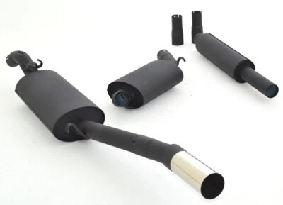 Sistema de escape deportivo Friedrich Motorsport talla A para VW Jetta II, 1,3 l 40 kW/1,6 l 51/ - Imagen 1 de 4