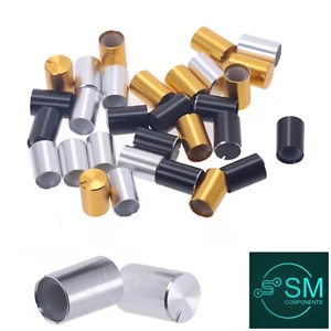 10pcs SILVER Aluminium Rotary Volume Knob Suit 6mm Shaft Potentiometer 10 X 14mm - Picture 1 of 8