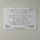 Einladung zum St. James Palace Königin Elisabeth II. Silberjubiläumsausstellung1977