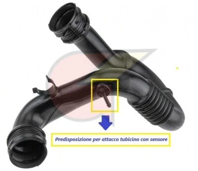 MANICOTTO INTERCOOLER TURBO ARIA RENAULT TRAFIC II OPEL VIVARO NISSAN PRIMASTAR - Immagine 1 di 4