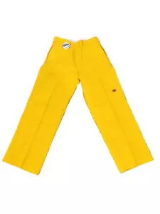 Vintage Y2K Dickies Double Knee Cell Phone Work Pant Gold Yellow 85283 NWT 32-48 - Picture 1 of 23