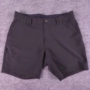 BYLT Premium Basics Shorts Mens 34 Black Stretch Performance Golf Zipper Pocket - Picture 1 of 11