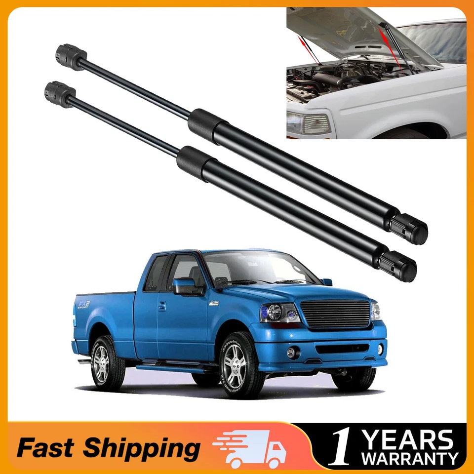 Pair Hood Lift Shock Strut Supports for 2017-2022 Ford F250 F250 F350 Super Duty Foto 1 de 4