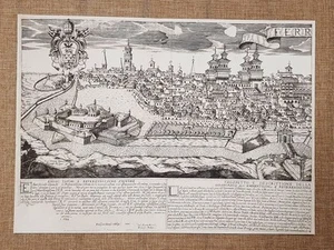 Venezia con il Palazzo Ducale Disegno di Carlantonio Bianchi Ristampa - Picture 1 of 1