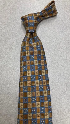 Hermes Tie Orange Belt Suit Wallet Good Condition 2-52 - Image 1 of 4