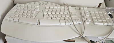 Perixx Periboard-512 Ergonomic Split Keyboard - Natural White - USB working - Image 1 of 4