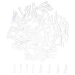  200pcs Plastic Tweezer Tip Covers For Eyelash Extension Transparent Tweezer - Picture 1 of 12