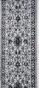 Axon transitional Modern Soft Yarn Polyester Hall Runner Hallway 80cm wide Ivory - Picture 1 of 2