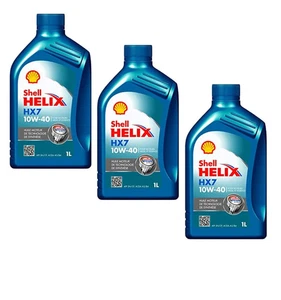 Motoröl Shell Helix HX7 10W-40 3L Motorenöl API SN Plus, ACEA A3 B3, A3 B4 - Bild 1 von 1