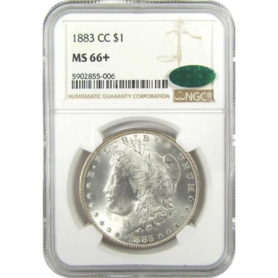 Dólar Morgan 1883 CC COMO NUEVO 66+ NGC CAC plata sin circular SKU:CPC8865 Foto 1 de 4