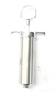 Jeringa inyectora de carne de acero inoxidable Ofargo SOLO 2 oz herramienta de gran capacidad - Imagen 1 de 5