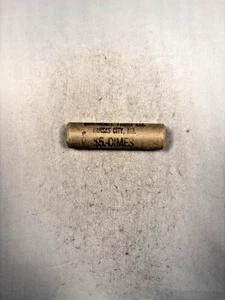 1952D OBW ROOSEVELT DIME 90% SILVER $5 50 COIN ROLL CHOICE BU UNCIRCULATED - Picture 1 of 4