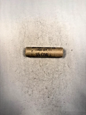 Moneda de diez centavos OBW 1952D Roosevelt 90 % plata rollo de 50 dólares a elección bu sin circular Foto 1 de 4