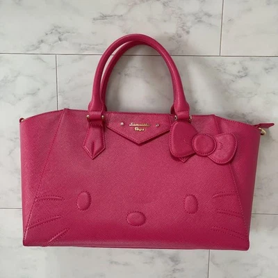 Sanrio Hello kitty  × Samantha Vega collaboration Pink  Shoulder bag Tote bag - Image 1 of 4