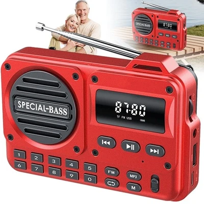 Digital Bluetooth FM Radio Tragbar mit TFT LCD Display Küchenradio UKW Empfänger - Bild 1 von 4