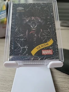 Marvel Topps Chrome Black Spider Web Refractor #149 Venom 287/399 Colormatch - Picture 1 of 9