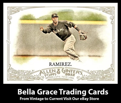 2012 Topps Allen & Ginter Hanley Ramirez #29 Miami Marlins MLB Baseball  - Image 1 of 2