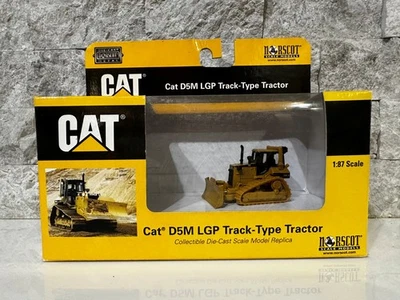 NORSCOT Caterpillar 1:87 HO Scale D5M LGP Track Type Tractor Diecast 55108 NOS - Image 1 of 4