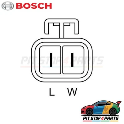 Bosch 0986041790 Alternator Fits Opel Corsa 1993-2000 97241021 LR170511B - Image 1 of 2