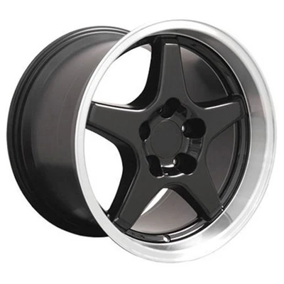 Black Wheel 17x11 w/Mach'd Lip for 1993-2002 Pontiac Firebird - OWH0267 - Image 1 of 4