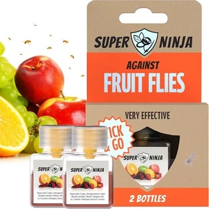 Super Ninja Fruit Fly Killer - 2 Pack - Environmentally Responsible - Picture 1 of 4
