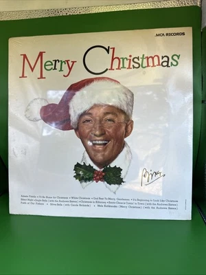 Bing Crosby Merry Christmas MCA Vintage Holiday SEALED!!! Vinyl Record LP  - Image 1 of 4