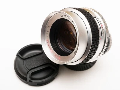 Custom Silver refinished/CLAed!  Asahi Pentax SMC Takumar  55mm f/1.8 Prime Lens - Image 1 of 4