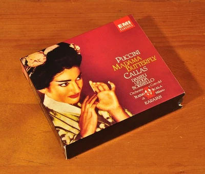 Puccini Madama Butterfly CD Maria Callas Herbert von Karajan Opera EMI Classics Foto 1 de 2