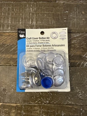 Dritz Craft Cover Button Kit 7/8" 14 count 114-36 - Image 1 of 4