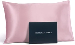 Funda de almohada 100 % pura seda morera - rosa inglesa - 20" X 28" - Imagen 1 de 7